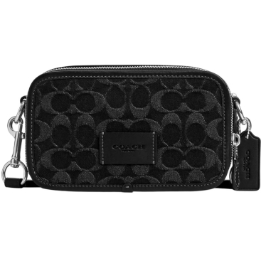 Túi Coach Nam Wyatt Crossbody Bag In Signature Denim Black CAJ35
