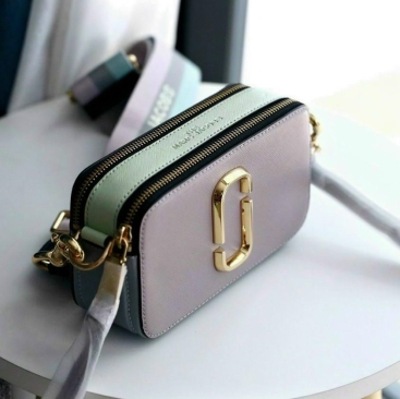 Túi đeo chéo nữ Marc Jacobs da thật màu tím | Túi xách Snapshot Camera bag mẫu mới nhất.