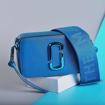 Túi đeo chéo nữ Marc Jacobs da thật màu xanh | Túi xách Snapshot Camera bag mẫu mới nhất...