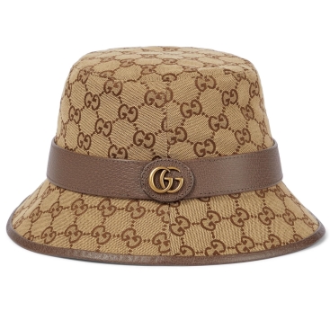 Mũ tròn Gucci GG Canvas Bucket Hat Màu Nâu