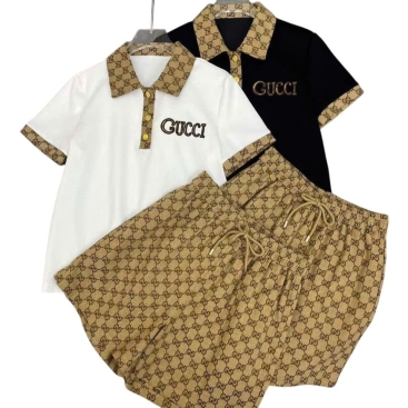 Set bộ áo thun quần đùi nữ Gucci
