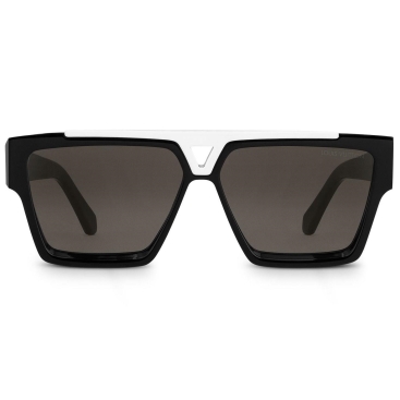 Mắt Kính Louis Vuitton Evidence Square Shape White Parts Black Acetate Frame Sunglasses Z1682E