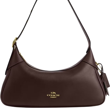 Túi đeo vai Coach Ella Small Shoulder Bag Espresso CDV35