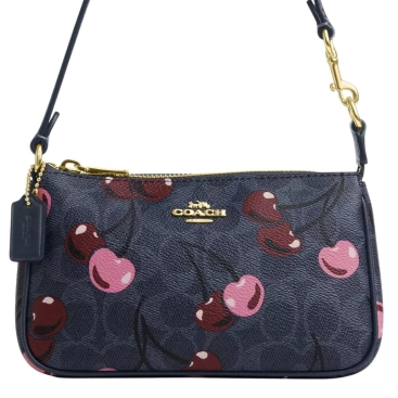 Túi đeo vai Coach Nolita 19 In Signature Canvas With Cherry Print CZ011