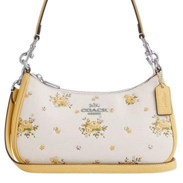 Túi đeo vai Coach Teri Shoulder Bag With Floral Print Chalk Multi CAL45