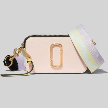 Túi đeo chéo nữ Marc Jacobs da thật màu hồng | Túi xách Snapshot Camera bag mẫu mới nhất.