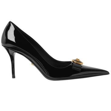 Giày Versace Gianni Ribbon Patent Pumps 85 mm
