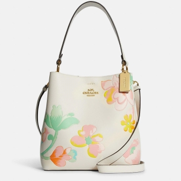 Túi đeo chéo nữ Coach Town Bucket Bag With Dreamy Land Floral Print