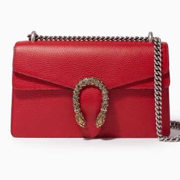 Túi Gucci đầu Rồng Màu Đỏ Red Dionysus Small Leather Shoulder Bag