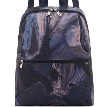 Balo nữ Tumi Voyageur Just In Case Backpack Navy Liquid Print