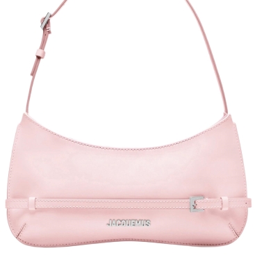 Túi đeo vai Jacquemus Le Bisou Ceinture Patent Leather Shoulder Bag Pale Pink