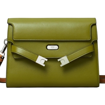 Túi Tory Burch Lee Radziwill Leather Shoulder Bag Matcha Green