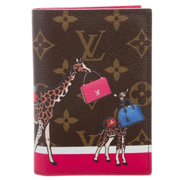 Ví Đựng Passport LV Louis Vuitton Monogram Giraffe Passport Cover