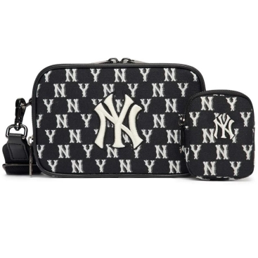 Túi MLB Mini Monogram Crossbag New York Yankees Black