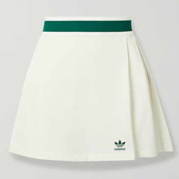Chân Váy Adidas Originals Tennis Luxe logo Pleated Skirt Màu Trắng Kem