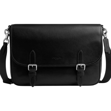 Túi Coach Nam Hitch Messenger Black CAH91