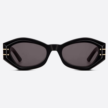 Kính Mát nữ Dior Signature B1U 10A0 Black Kitten Sunglasses Màu Đen