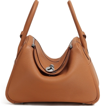 Túi Hermes Lindy Bag 26 Clémence Calfskin Bag Natural Sable