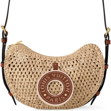 Túi cói LV Louis Vuitton By The Pool Croissant MM