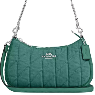 Túi đeo vai Coach Teri Shoulder Bag Ivy Green CBG86
