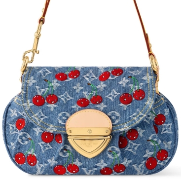 Túi Louis Vuitton LV x TM Sunset Monogram Cherry Denim