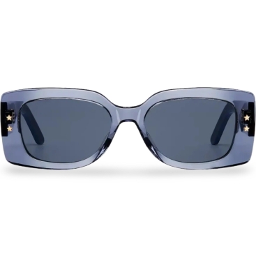 Kính mát DiorPacific S1U Transparent Blue Rectangular Sunglasses