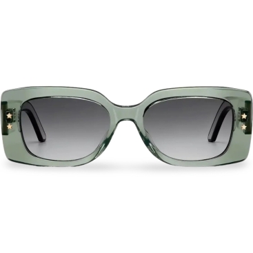 Kính DiorPacific S1U Transparent Green Rectangular Sunglasses