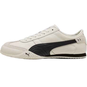 Giày Puma Bella Leather Sneakers Warm White Black 405256-01