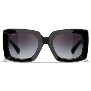 Mắt kính thời trang Chanel Rectangle Acetate Sunglasses 5435