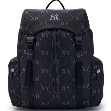 Balo MLB Diamond Monogram Sportive Backpack New York Yankees Black 3ABKM035N-50BKS