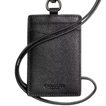 Bao đựng thẻ Coach Id Lanyard Black 25689