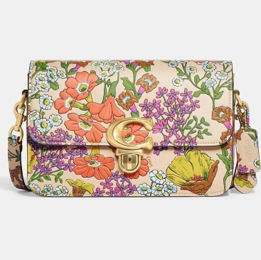 Túi xách nữ Coach in hoa Studio Shoulder Bag With Floral Print CJ358