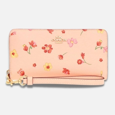 Ví nữ dài Coach Boxed Long Zip Around Wallet With Mystical Floral Print