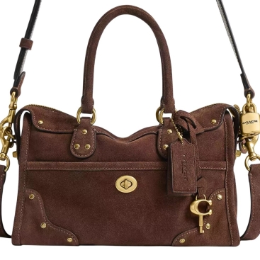 Túi xách Coach Rhyder Satchel Bag 24 Dark Chocolate CFN70