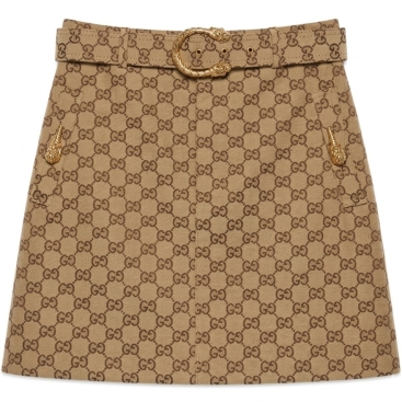Váy ngắn Gucci nữ kèm thắt lưng họa tiết hãng