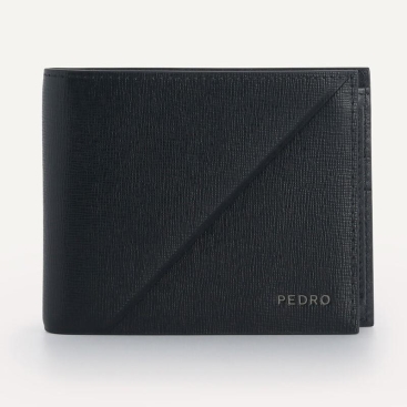 Ví nam Pedro Textured Leather Bi-Fold Wallet with Insert