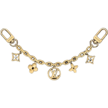 Dây đeo túi Louis Vuitton Fleur De Monogram Bag Charm Chain