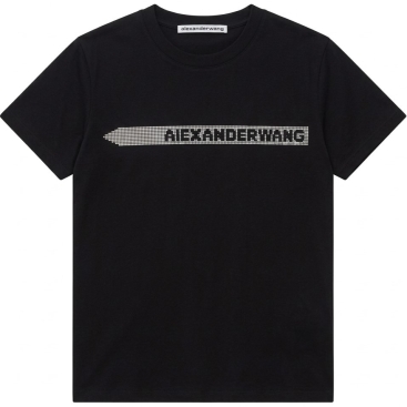 Áo thun tay ngắn đính đá Alexander Wang