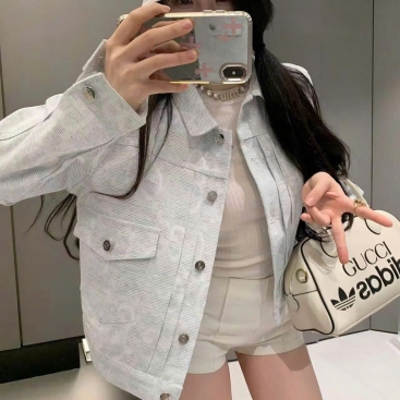 Áo khoác nữ tay dài phom ngắn vừa Gucci