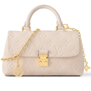 Túi Louis Vuitton Nano Madeleine Monogram Empreinte Cream