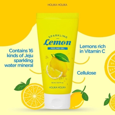 Gel tẩy da mặt Holika Holika Sparkling Lemon Peeling Gel 150ml