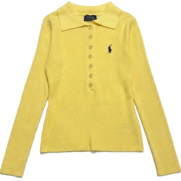 Áo nữ len thun tay dài Polo