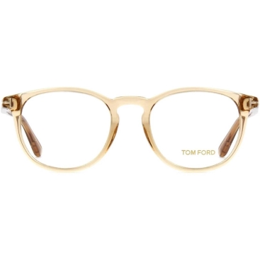 Kính gọng cận Tom Ford Optical In Round Shiny Light Brown Frame FT5401 045