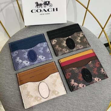 Ví Coach mini nữ cao cấp | Coach card holder wallet