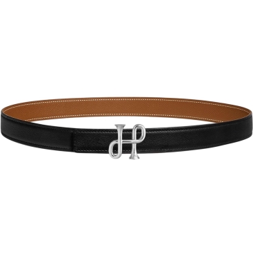 Thắt lưng nữ Hermes Cor Baroque Belt Buckle Reversible Leather Strap Gold 24 mm
