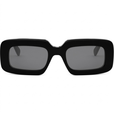 Kính Mát Celine Triomphe Oversized Rectangle Frame Acetate Sunglasses CL40313U 01A