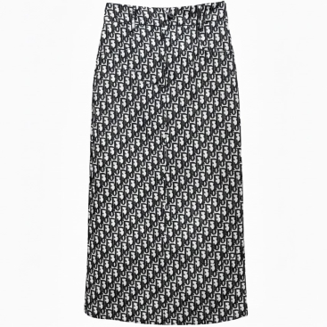 Váy vải dáng ôm dài Dior