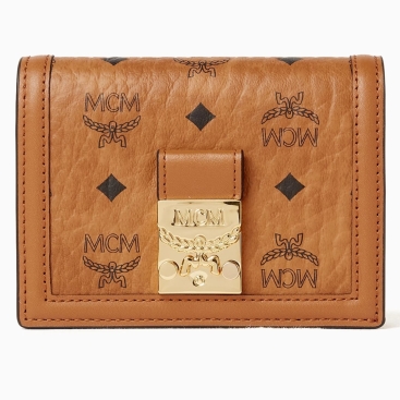 Ví MCM Tracy Wallet in Visetos Cognac