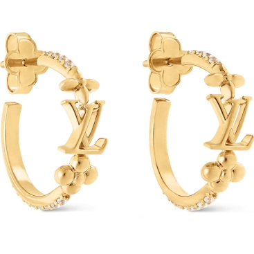 Hoa tai LV Iconic Earrings LV Initials and Monogram Flower Signatures