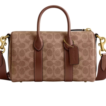 Túi Coach Compass Bag 25 In Signature Canvas Tan Multi CCF49